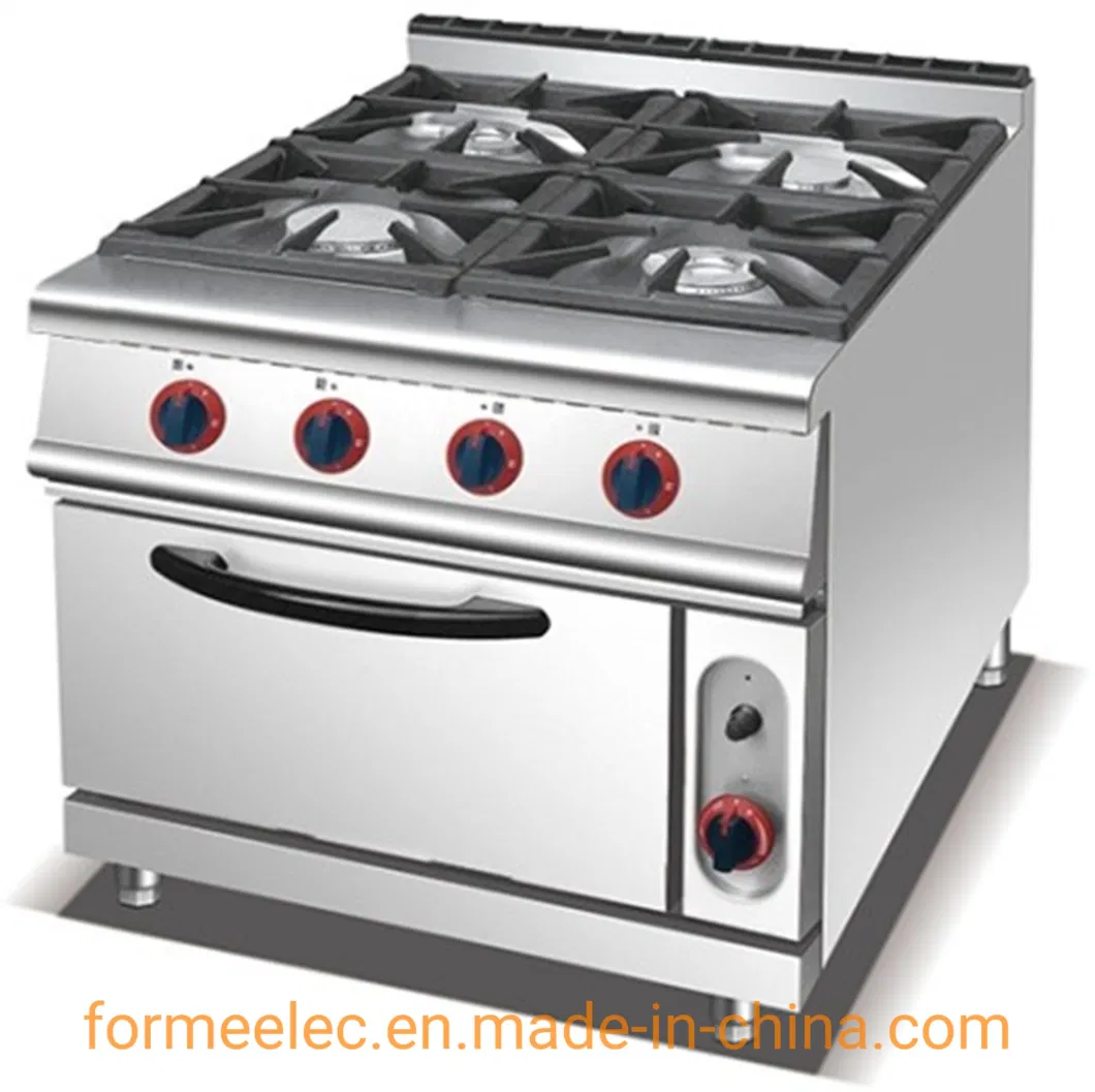 Western Kitchen Appliance Gas Combination Oven Gas Bain Marie with Cabinet