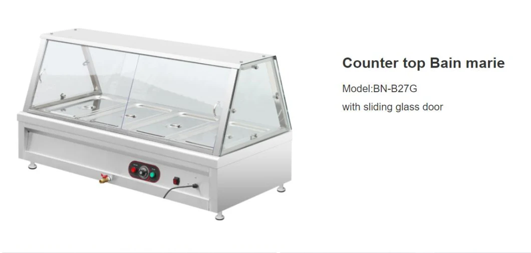 Buffet Food Warmer Bain Marie with Stainless Steel Pans