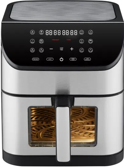 Design-Luftfritteuse mit sichtbarem Fenster, 6,0 l Smart Rapid Air Fryer