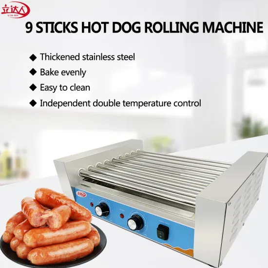 Lida 09c Hot Dog Grill 9 Sticks Hot Dog Rollmaschine